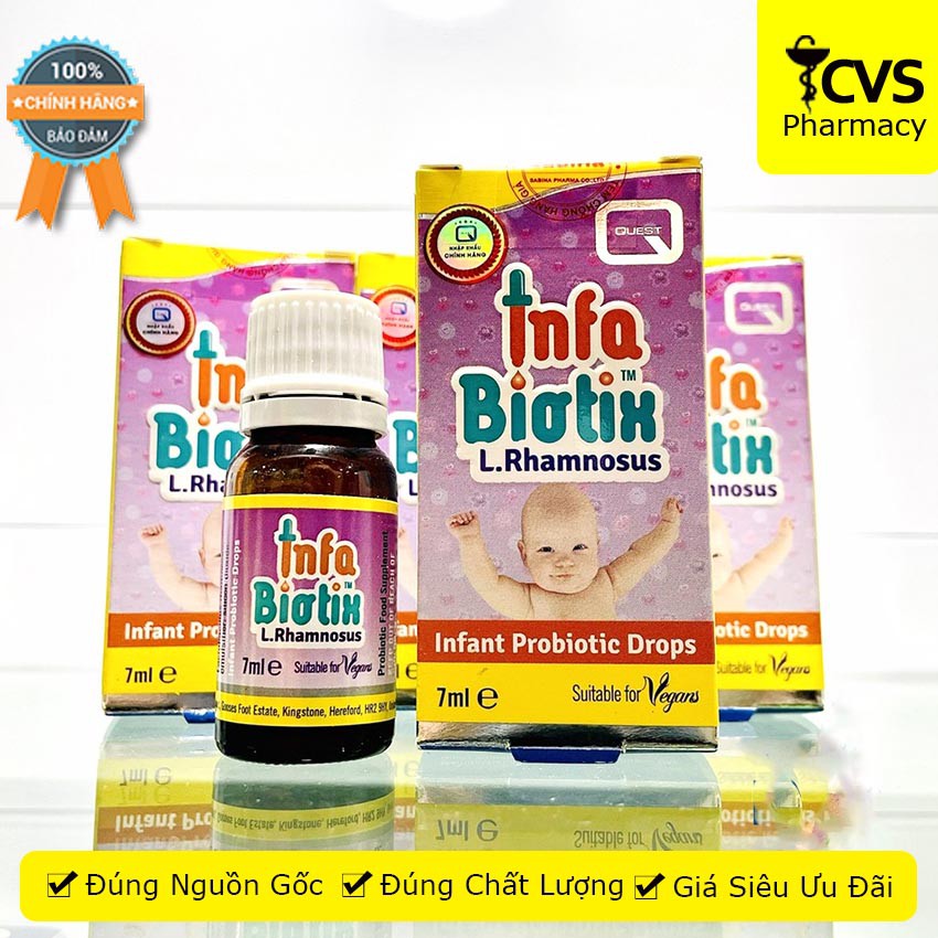Infa Biotix Drops (Chai 7ml) - hỗ trợ tăng cường tiêu hóa &amp; sức đề kháng, bổ sung Probiotic cho trẻ - cvspharmacy