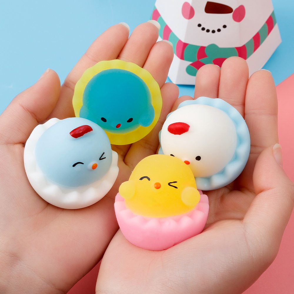 Đồ Chơi Nắn Bóp Giảm Căng Thẳng Hình Trứng Phục Sinh Dễ Thương