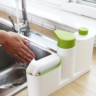 Multifunctional Detergent Soap Dispenser Hand Sanitizer Bottle Kitchen Storage
