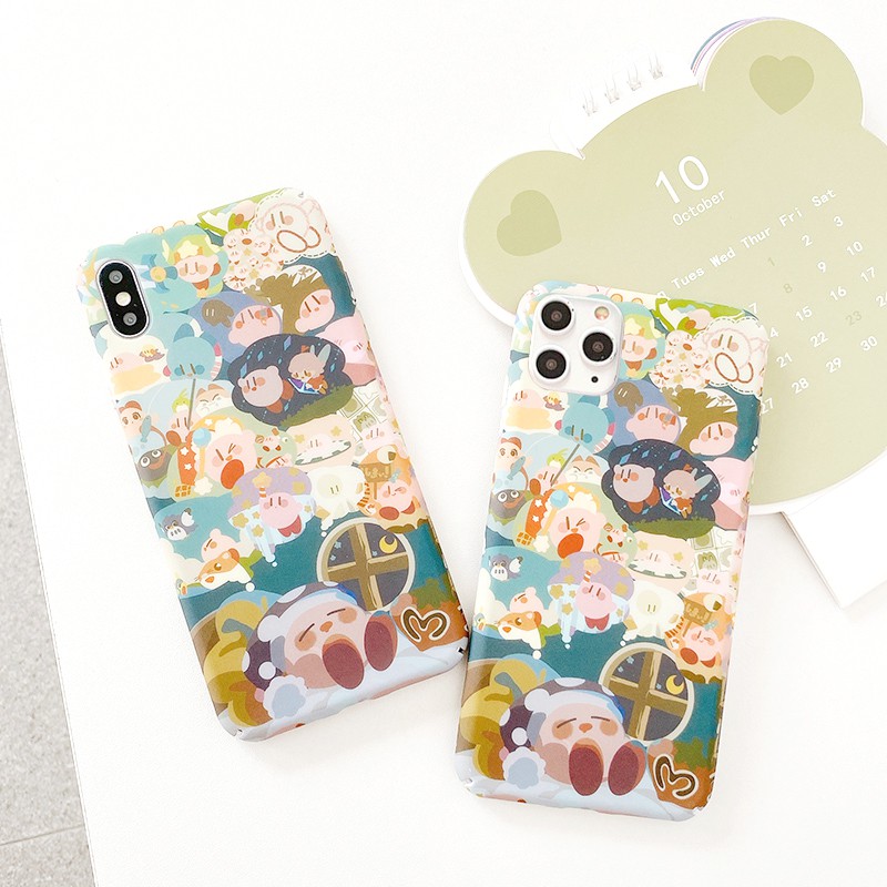 Ốp lưng iphone Kirby sơn dầu cứng 5/5s/6/6plus/6s/6splus/7/7plus/8/8plus/x/xr/xs/11/12/pro/max/plus/promax | BigBuy360 - bigbuy360.vn