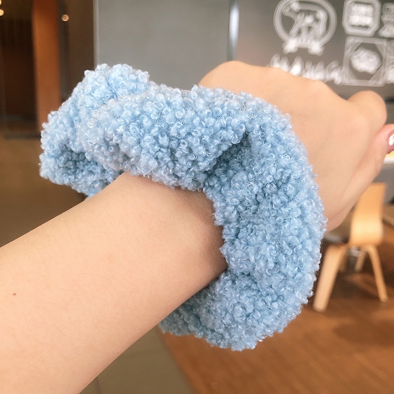 Buộc tóc scrunchies vải thu đông xinh xắn BRABOX