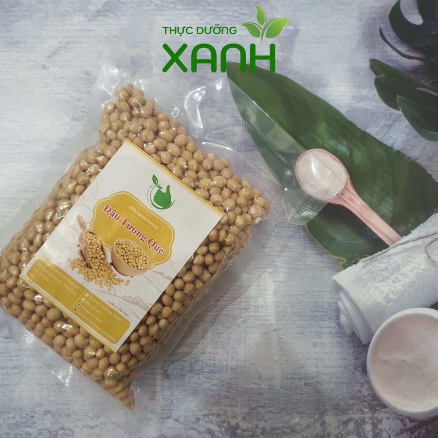 500Gr Đậu Tương Quê  Làm Sữa Hạt - Thực Dưỡng Xanh