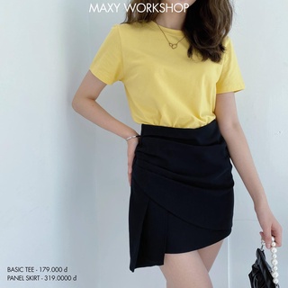 Chân váy ngắn có lót kiểu bánh bèo panel skirt Maxy Workshop