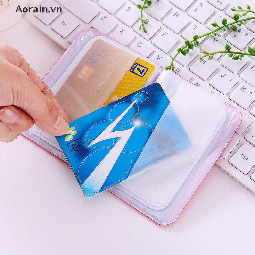 1 Ví Đựng Thẻ, Hộ Chiếu Màu Kẹo Ngọt Ốp