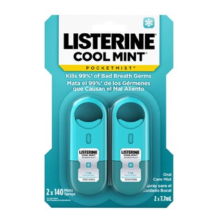 Xịt thơm miệng diệt khuẩn 99% Listerine Cool Mint Pocketmist
