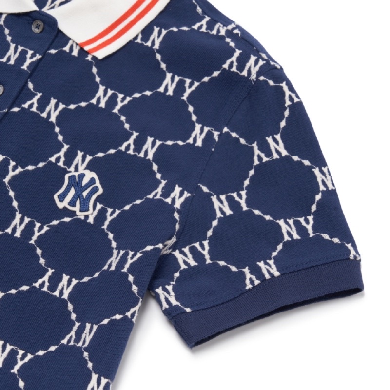 Áo Polo MLB Xanh Navy Full Tag Mẫu Mới Siêu Phẩm
