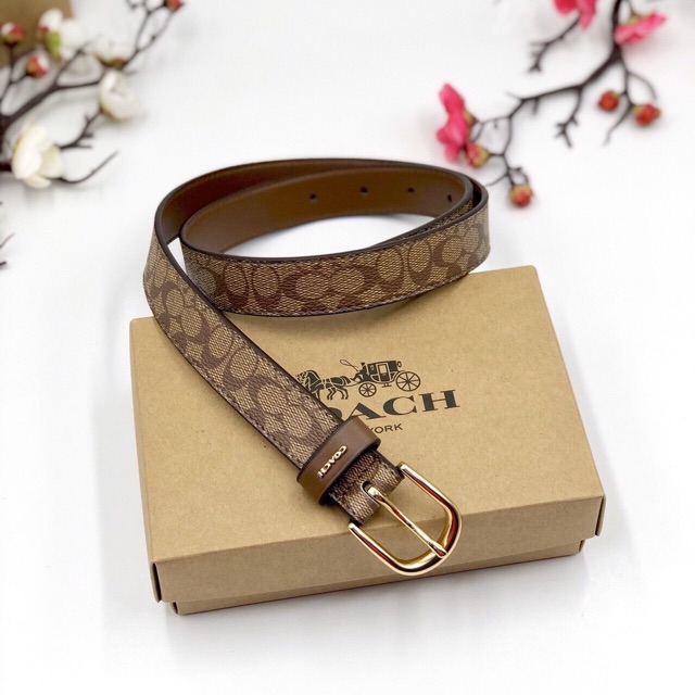 THẮT LƯNG COACH NỮ ĐỤC LỖ