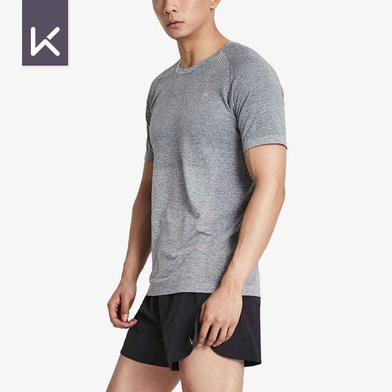 thể thao Áo thun nam ngắn tay thoáng khí nhanh khô thể dục chạy huấn luyện mùa hè nửa tay cổ tròn 1066911