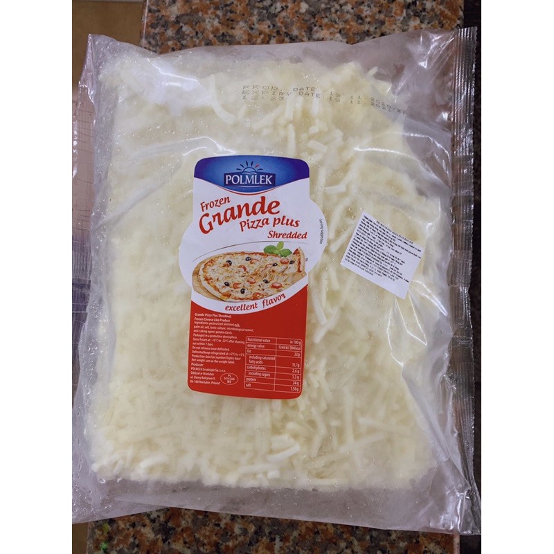 500G PHÔ MAI MOZARRELA BÀO SỢI _HÀNG NHẬP KHẨU