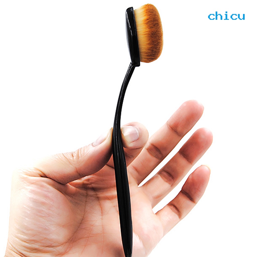 [Hàng mới về] Cọ tán kem nền đầu hình bầu dục mềm mại chuyên dụng dành cho salon