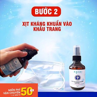 Nước rửa tay khô trẻ em xaski 120ml