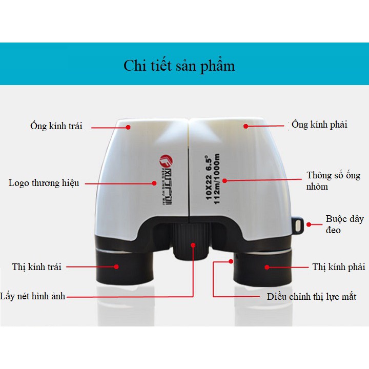 Ống nhòm 10X22 mini siêu nét ( Dùng được cho cả người lớn và trẻ nhỏ ) - Hàng nhập khẩu | BigBuy360 - bigbuy360.vn