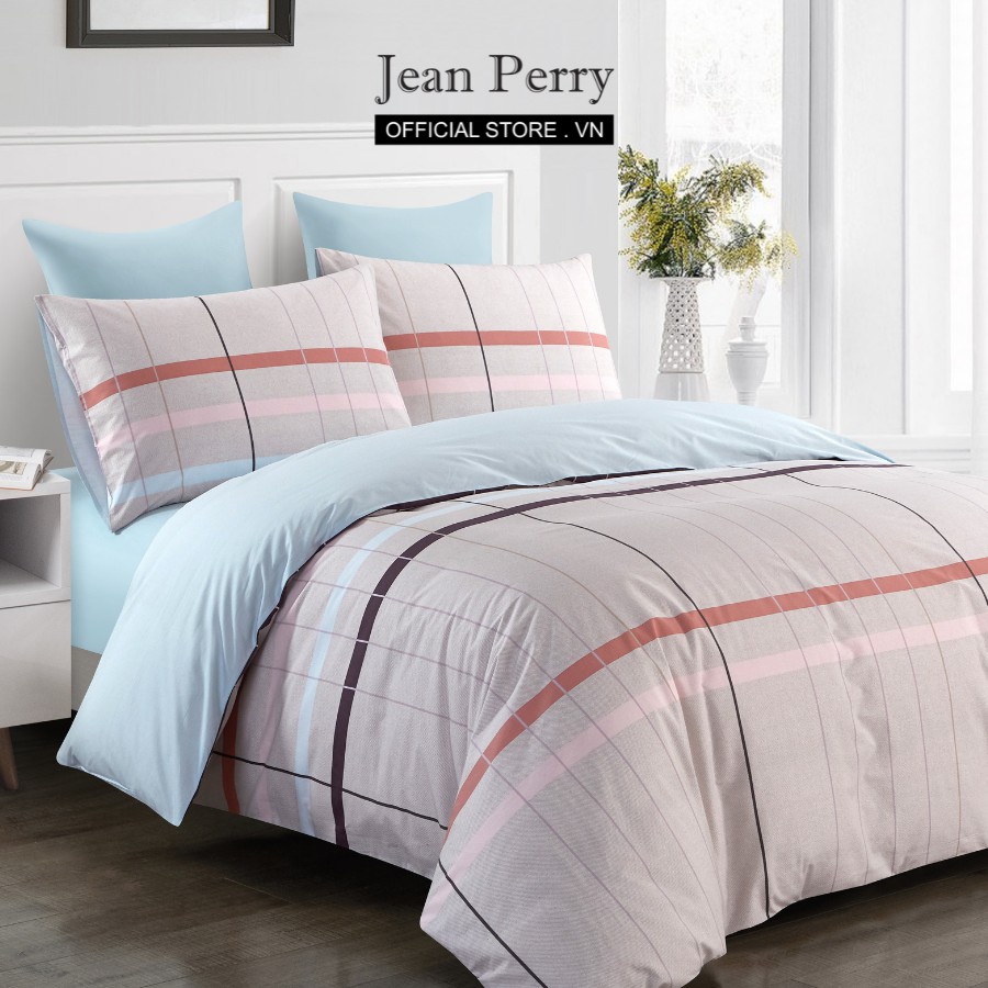 Bộ ga áo gối kèm vỏ chăn Cotton Jean Perry Monde 1m6x2m 1m8x2m +30cm