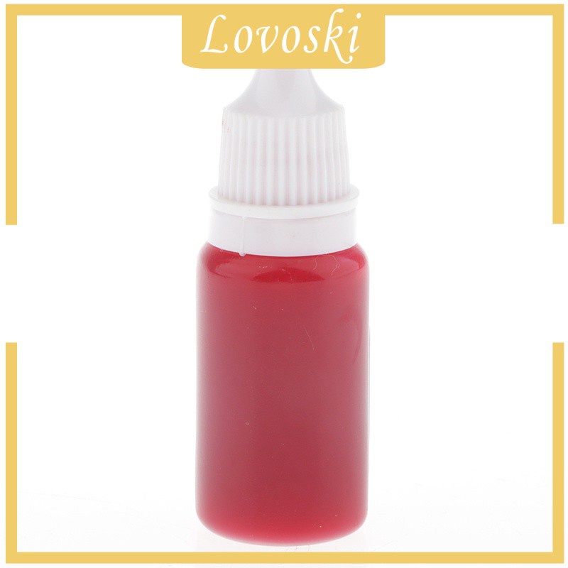 [LOVOSKI] 10ml Soap Dye Colors Food Grade DIY Colorants Pigments  10ml orange red