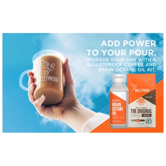 Bulletproof Coffee- The original - cà phê hữu cơ  phù hợp chế độ ăn kiêng, giảm béo, mỡ máu, keto- USA