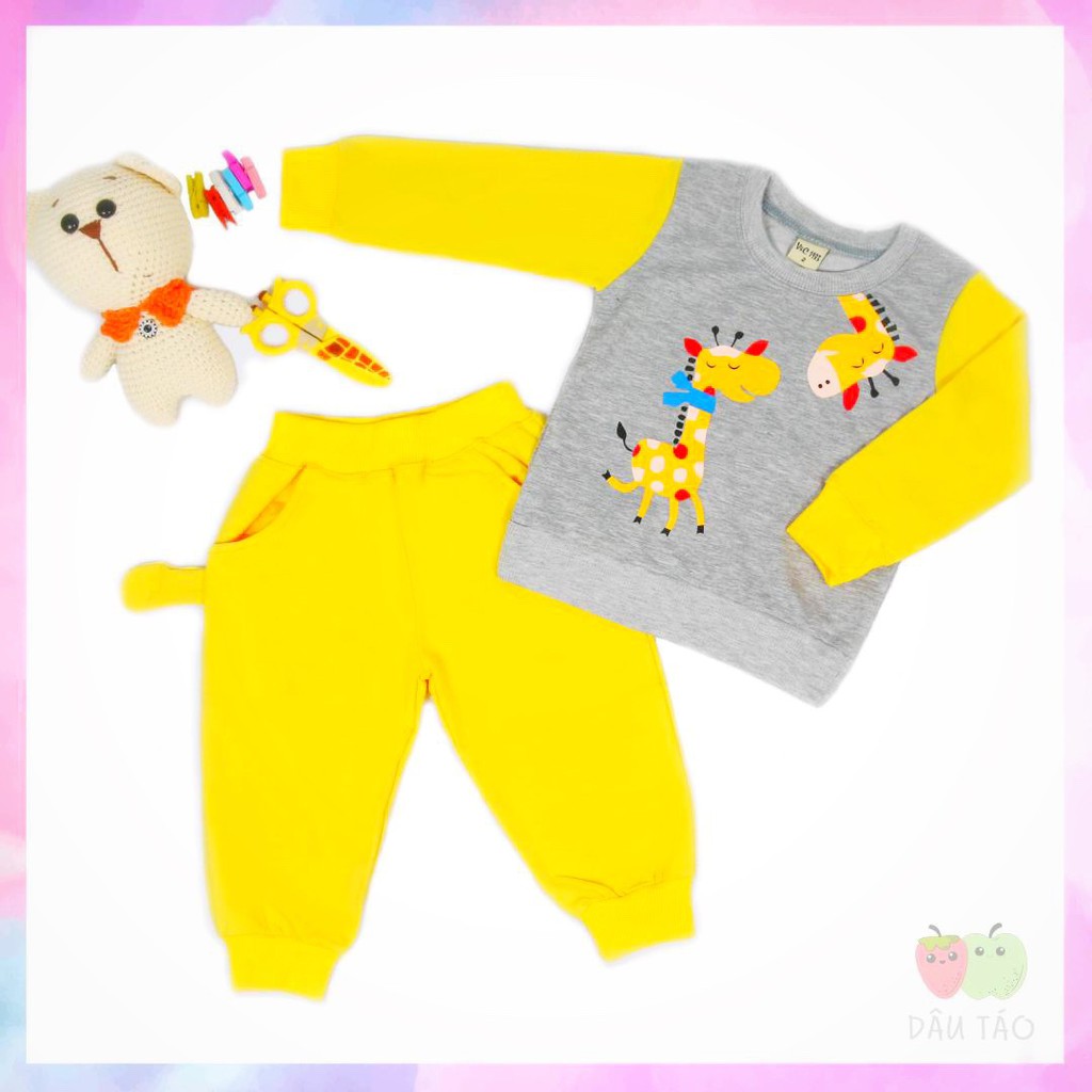 Set Body Giraffe Cho Bé - Unisex - Size 9-26kg - Đổi trả trong 3 ngày