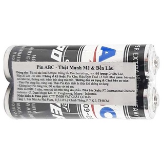 Vỉ 2 Pin Đũa 3A 1.5V ABC Super Power (Thương Hiệu Indonesia)
