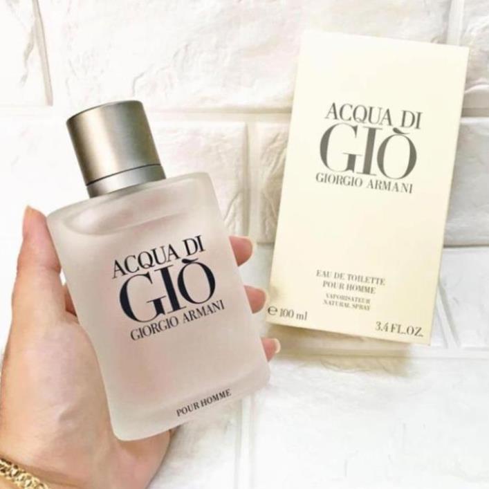 Nước Hoa Nam AQua Di Gio Trắng EDP 100ml lịch lãm đàn ông , Nước Hoa AQUA DI GIO Trắng nam tính