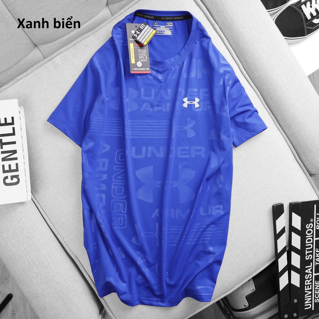 Áo thun nam thể thao cổ tròn thun lạnh, áo phông tay ngắn