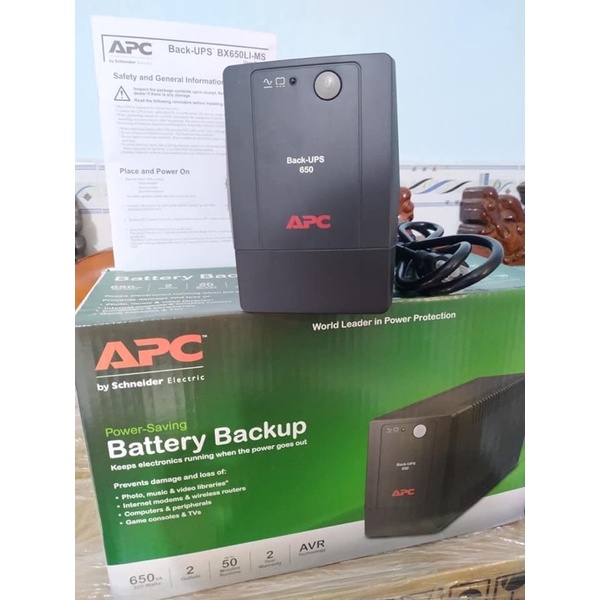 Bộ Lưu Điện APC 650VA/325Waats ( BX650Li-MS ) Like New 99%