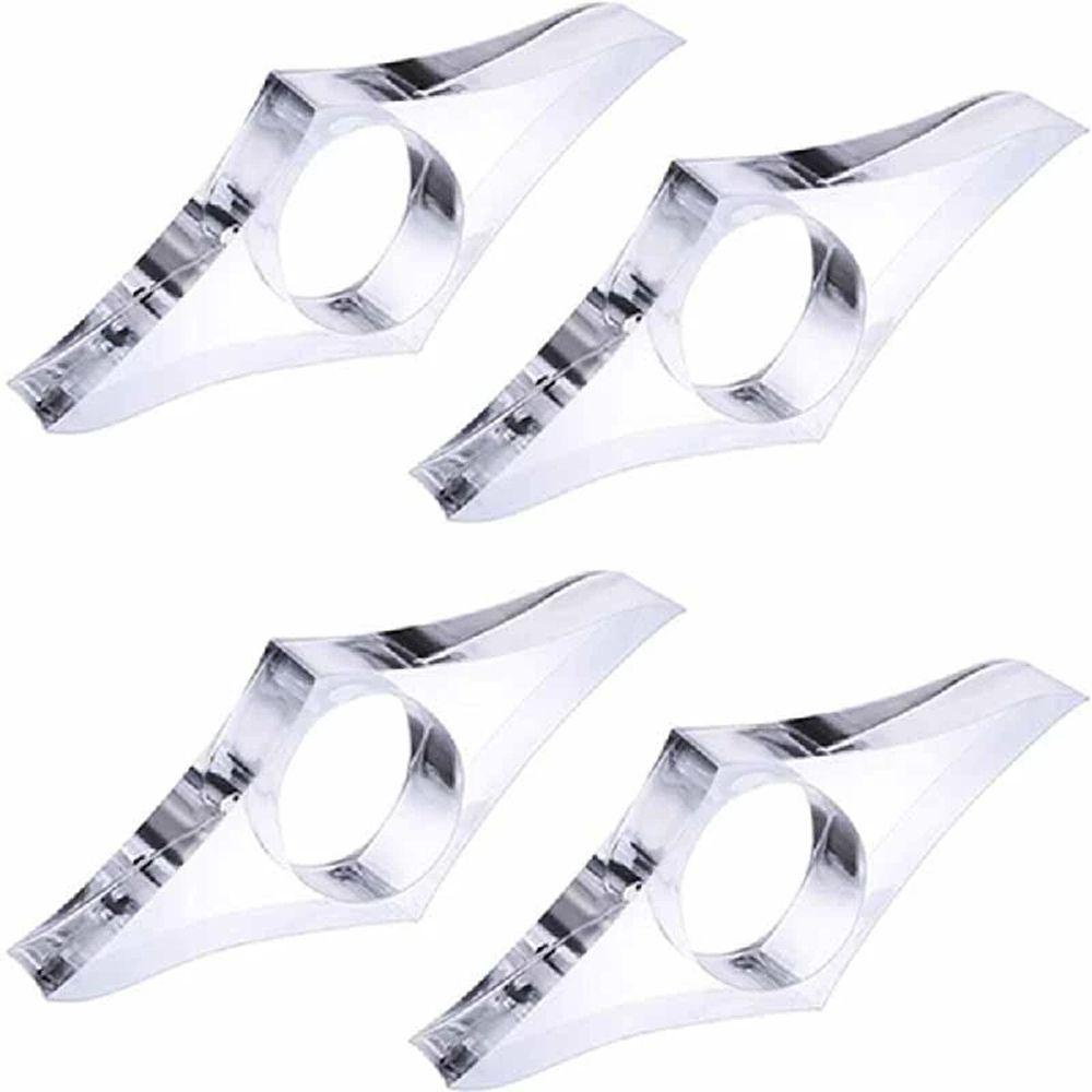 Giá Đỡ Sách Bằng Acrylic Trong Suốt Thiết Kế Bất Đối Xứng