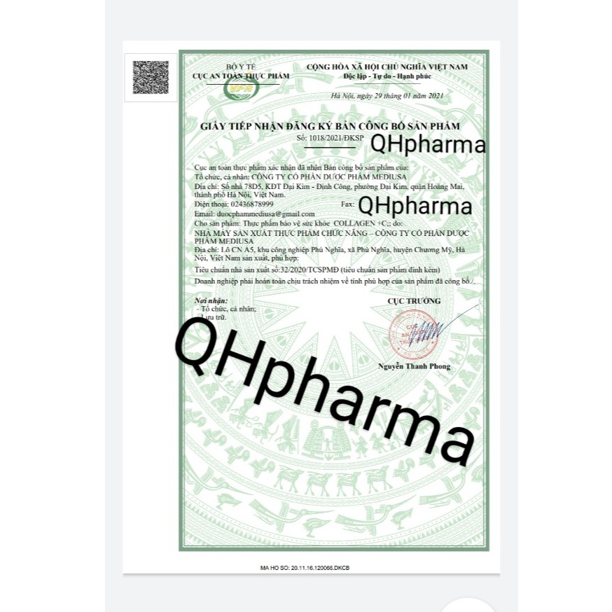 Collagen C 16000mg lọ 60 viên giúp trắng da,mờ thâm nám,chống lão hóa