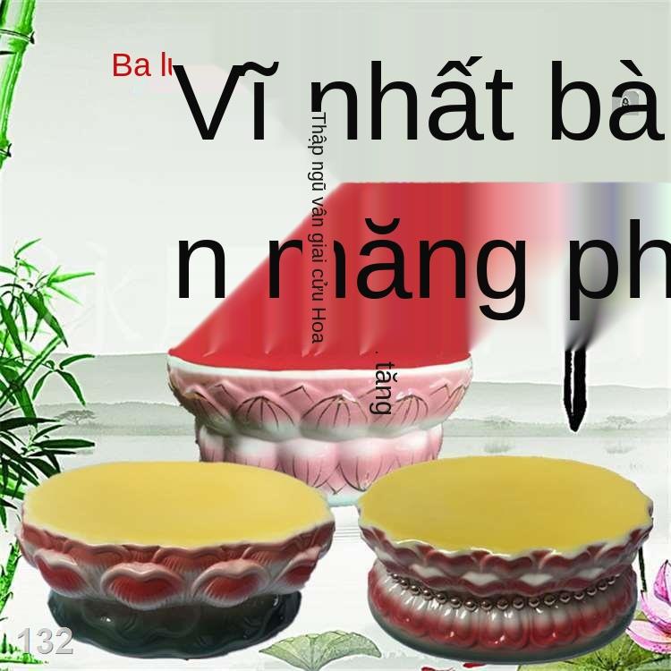 AGhế phật bà quan âm bằng gốm sứ, ghế phật, ghế sen, bệ tượng phật, tôn trí, tượng phật, bàn phật, nghi lễ gia đình, đồ