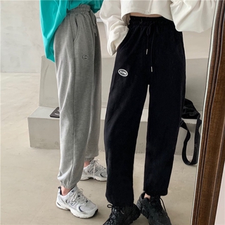Quần Legging Thể Thao Lưng Thun Dáng Rộng Thời Trang Thu Đông Cho Nữ
