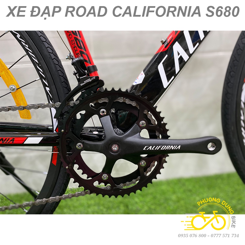 Xe đạp thể thao CALIFORNIA S680 - Mẫu Road