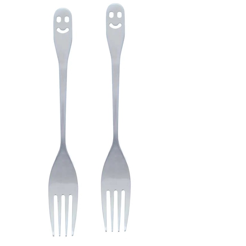 Daiso Nĩa Dessert Fork Cute Smiley
