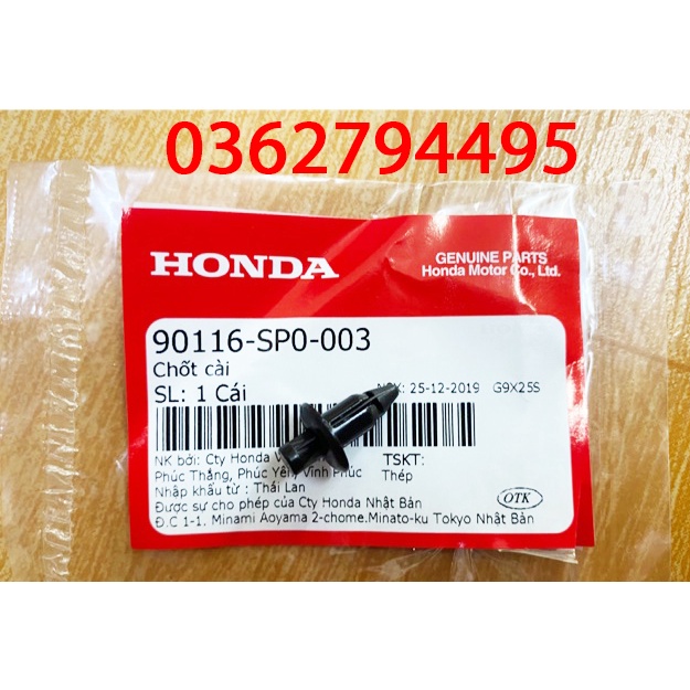 Chốt cài/ Chốt bấm dàn áo winner v1 winner X Winner V3 Zin chính hãng Honda