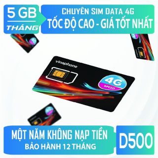 Sim 4g vinaphone-một năm không phải nạp tiền