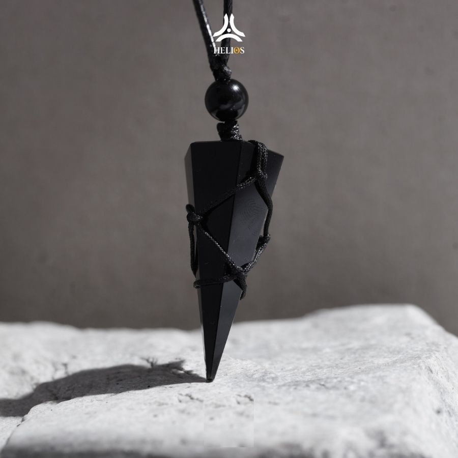 Dây chuyền nam, nữ Helios Onyx Pyramid DCN0211