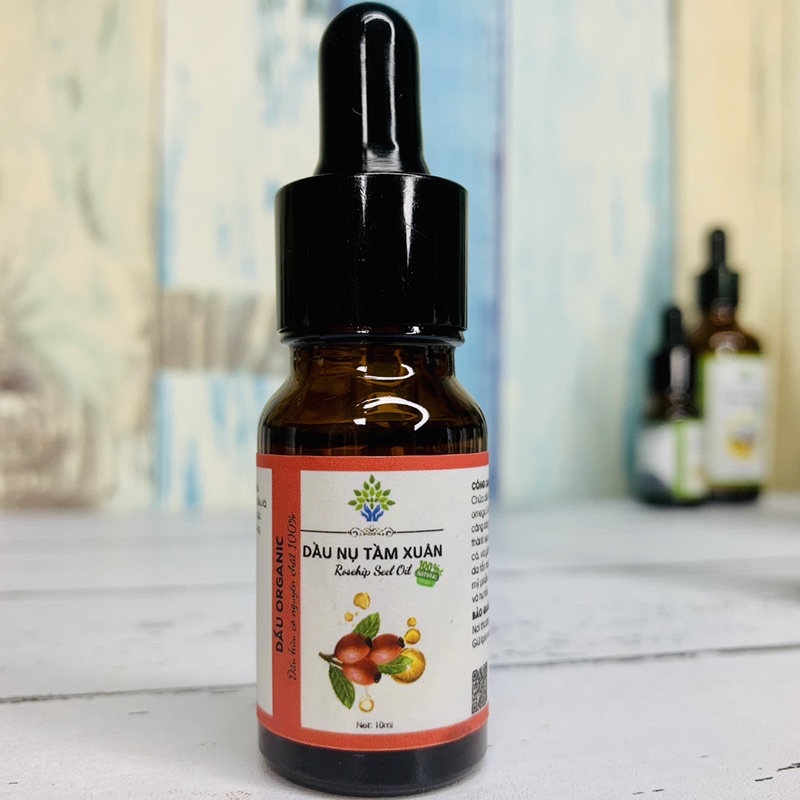 Dầu nụ tầm xuân nguyên chất 100%  - Rosehip Seed Oil Organic 10ml-50ml | Bột Natural
