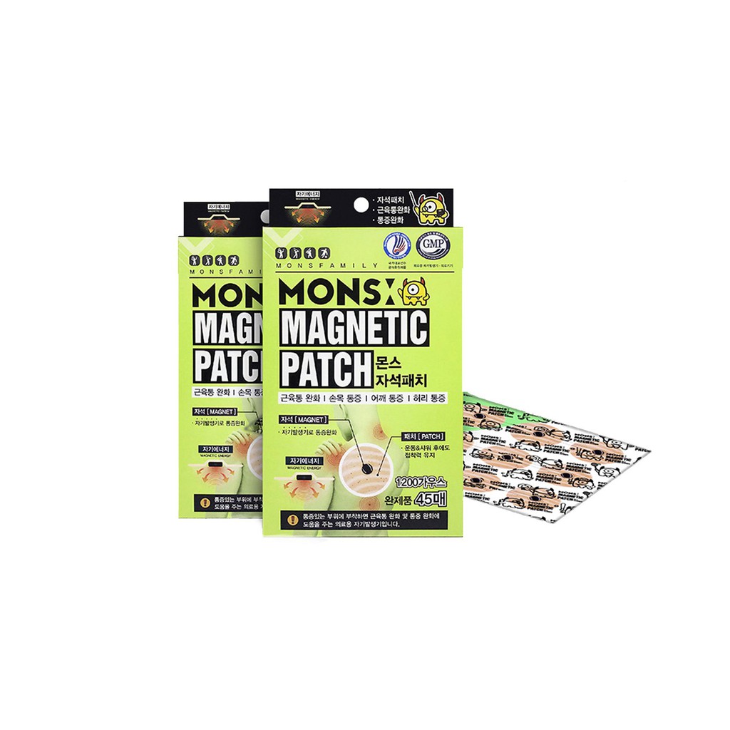 Miếng Dán Giảm Đau Cơ Bắp Bằng Từ TInh Monsfit Magnetic Patch