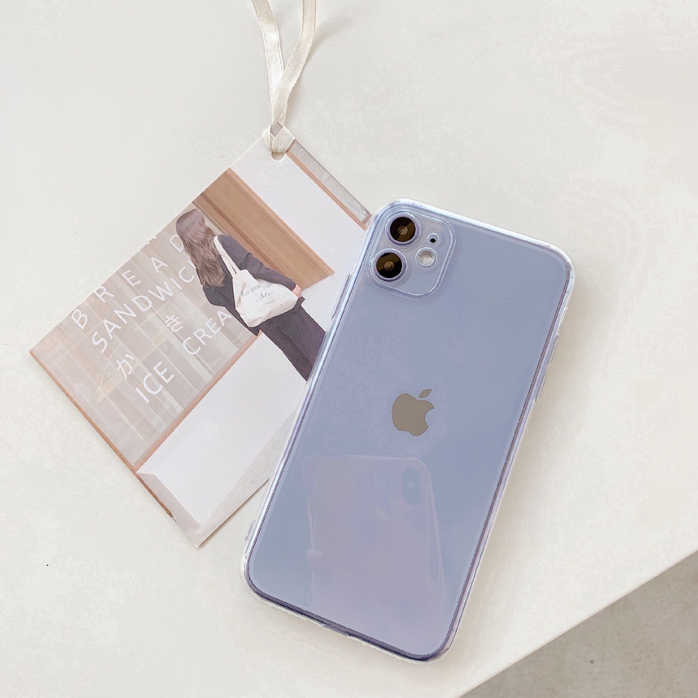 Ốp điện thoại bằng nhựa dẻo bảo vệ camera cho iPhone 13 Pro Max 6 6S 7 7 Plus SE2 8 8Plus XS 11 Pro 12 Pro Max | BigBuy360 - bigbuy360.vn