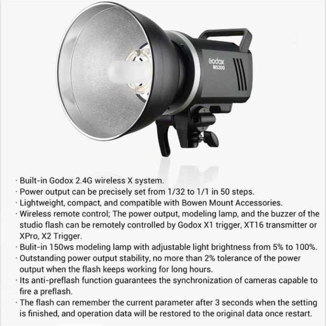 Đèn Flash studio Godox MS300