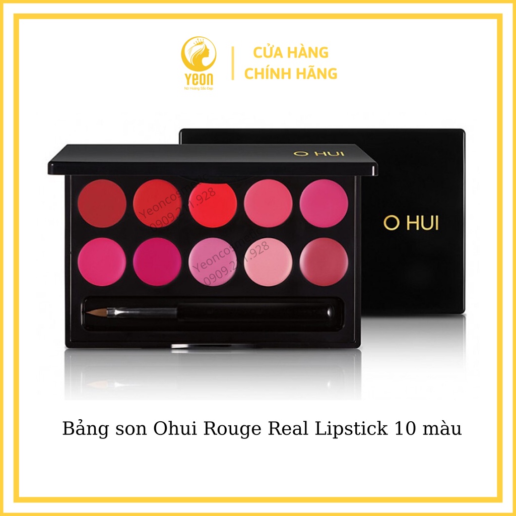 Bảng son Ohui Rouge Real Lipstick 10 màu