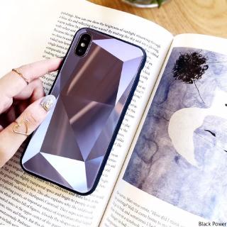 Ốp Điện Thoại Mặt Kính Họa Tiết Hình Thoi 3d Cho Iphone 6 / 7 / 8 / X / 11 / Xs Max