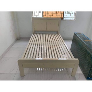 giường sắt hộp 4x8 cao cấp 1m2