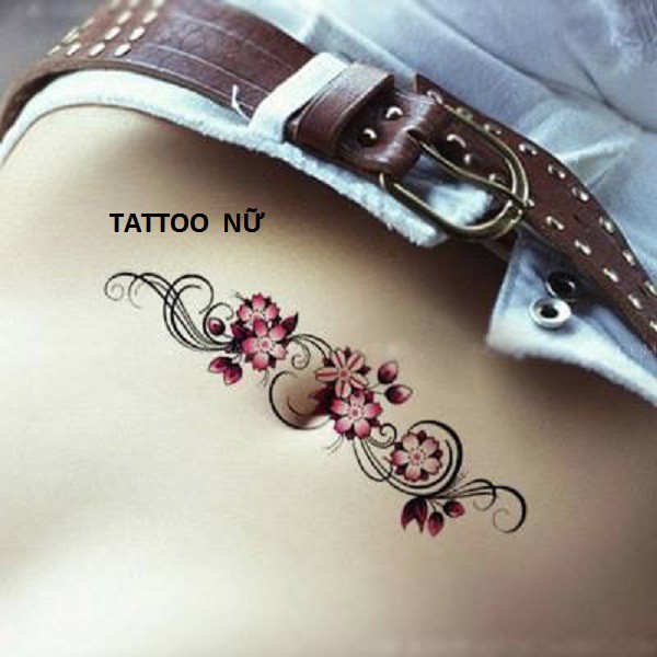 [ SIÊU GIẢM GIÁ TATTOO ] Hình xăm dán tatoo hoa văn bụng - miếng dán hình xăm đẹp dành cho nữ