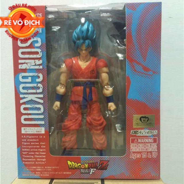 Mô hình Goku Blue khớp cử động, sắc nét từng chi tiết