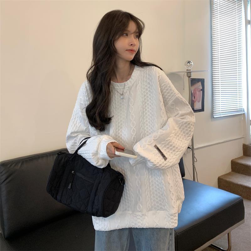 Áo Hoodie Dáng Rộng Cỡ Lớn Thời Trang Dành Cho Nữ