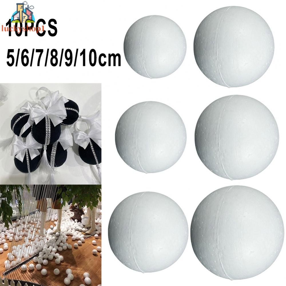 10 quả bóng xốp rắn polystyrene 50mm-100mm