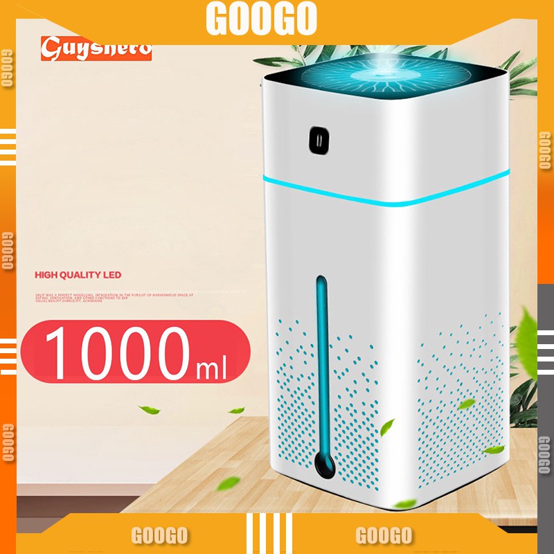 1000ml Máy tạo độ ẩm siêu âm Air Aroma Máy lọc siêu âm cho xe hơi gia đình