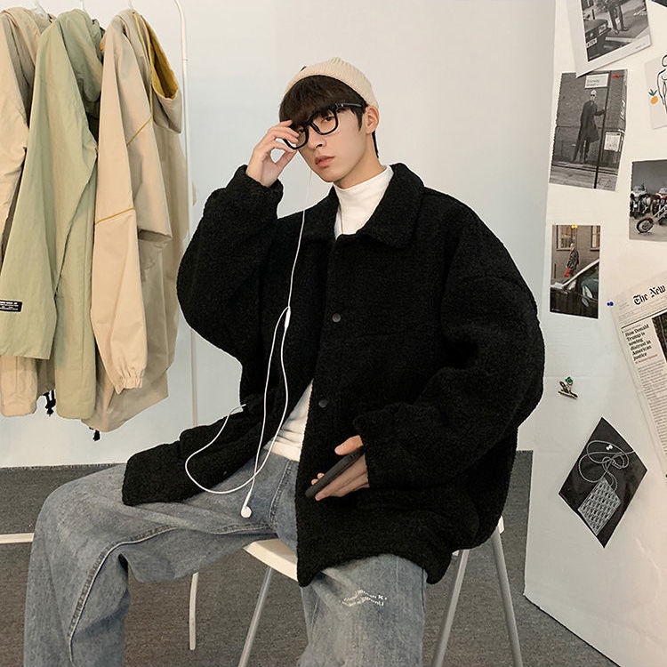 Áo khoác nam dáng rộng thời trang phong cách Hàn Quốc