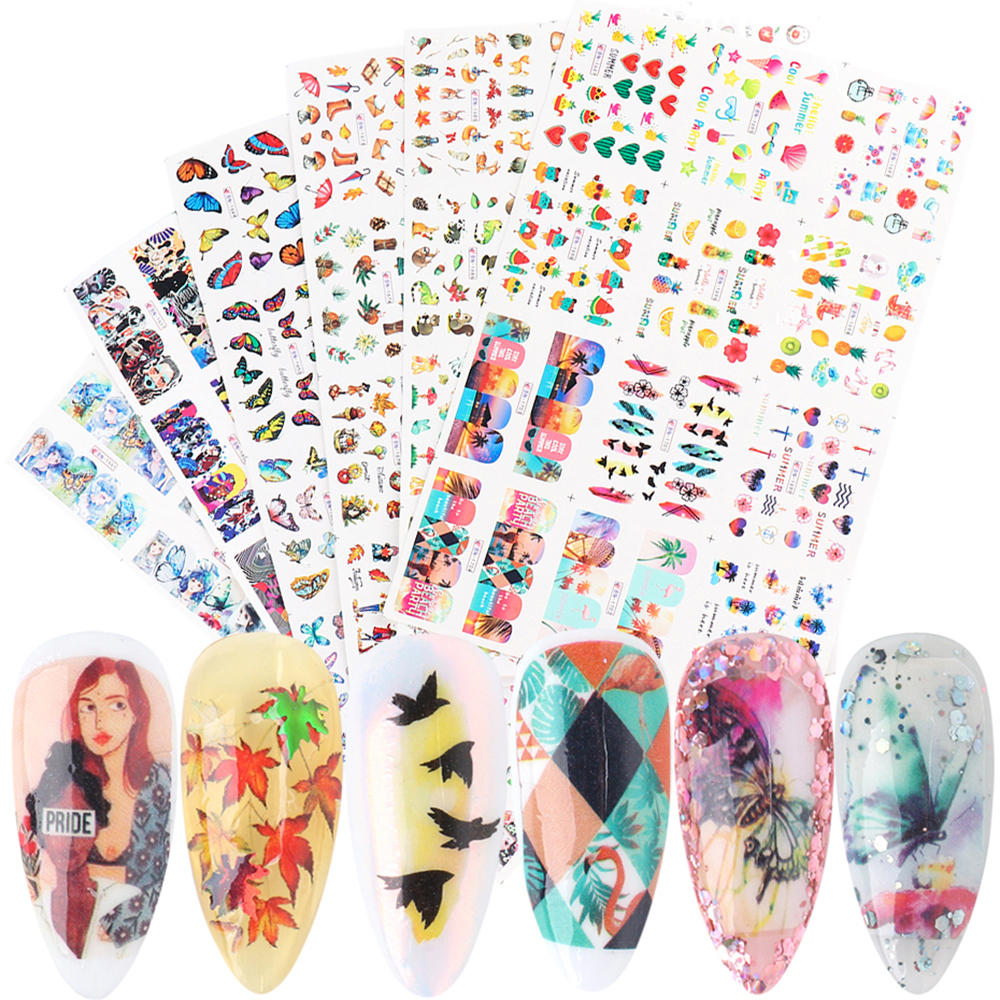 [Hàng mới về] Miếng dán trang trí móng tay kiểu dáng dễ thương DIY