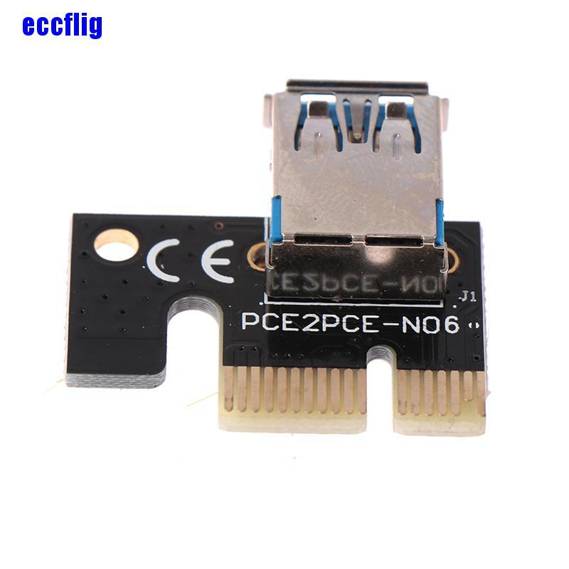 Cáp Chuyển Đổi Ecc Ver009S Pci-E Riser Card Pcie 1x Sang 16x Usb 3.0 60cm