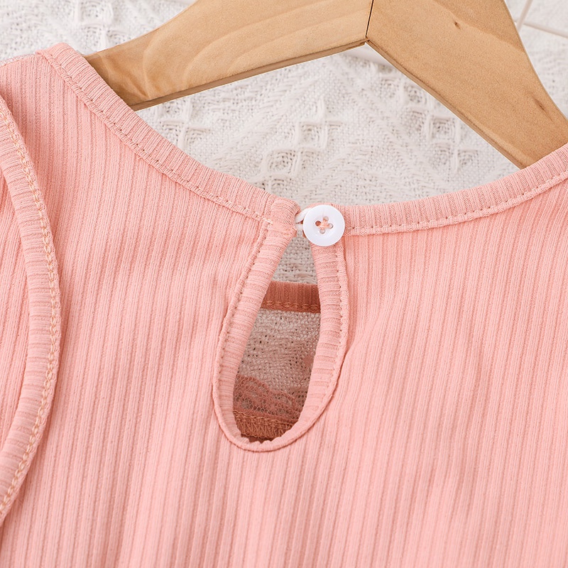 Váy Bé Gái Đầm Công Chúa Sát Nách Màu Hồng Thời Trang Mùa Hè Cho Bé Gái 4-7 Tuổi