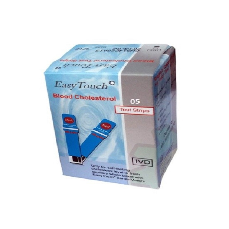 Que Thử Mỡ Máu, Cholesterol Cho Máy Đo Easy Touch GCU ET322 (5 Que)